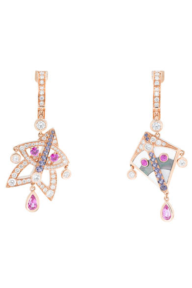 雄凧と雌凧のデザインの違いがユニークな「セール ヴォラン」コレクション<br /><br />©Van Cleef & Arpels