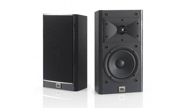 JBL<BR><strong>ARENA 120 BK</strong> (pair)<br>Price: Approx. ¥25,920 (incl. tax)<br>Type: 2-way bookshelf speaker (140mm cone)<br>Dimensions: W188 x H341 x D113mm (each)<br>Weight: 3.5kg (each)