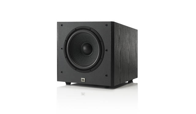 JBL<BR><strong>SUB 100P BK</strong> (1 unit)<br>Price: Approx. ¥38,880 (incl. tax)<br>Type: Active subwoofer (250mm cone)<br>Dimensions: W368 x H364 x D406mm<br>Weight: 10.9kg