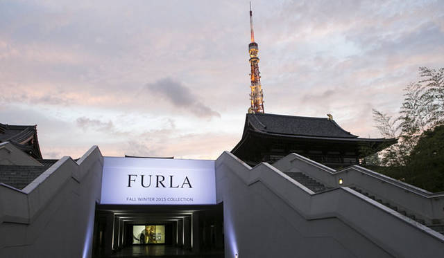 <strong>FURLA</strong><br />Kōsetsu-den Hall at Zōjō-ji Temple in Tokyo, venue for the 2015-16 Autumn/Winter Collection exhibition