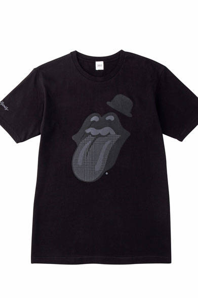 <strong>TAKEO KIKUCHI</strong><br />THE ROLLING STONES x TAKEO KIKUCHI T-shirt ¥7,452 (M, L, LL)