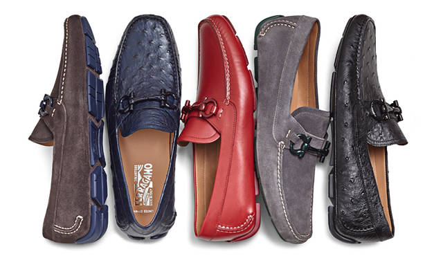 <strong>Salvatore Ferragamo</strong><br /> Men's Made-to-Order Driving Shoes "DRIVER MTO"