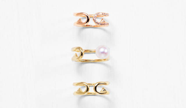 PINS Ring 上：11万3400円　真ん中：8万6400円 下：7万200円