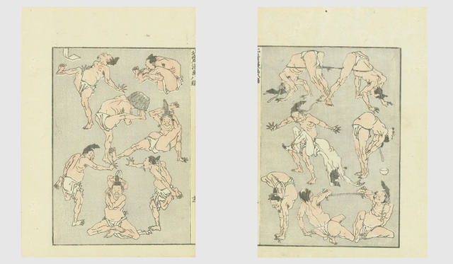MITSUKOSHI | Nihonbashi Mitsukoshi Main Store<br />"Welcome to the World of Hokusai Manga" Left: Hokusai Manga "Bureikō II" (Frame size W39×D29×H3cm) ¥270,000, Right: Hokusai Manga "Bureikō III" (Frame size W39×D29×H3cm) ¥270,000