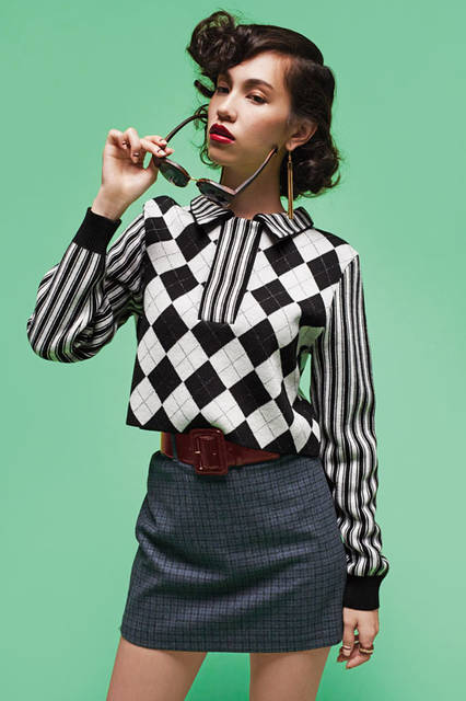 <strong>OPENING CEREMONY</strong><br />Kiko Mizuhara for OPENING CEREMONY 2015 FALL WINTER COLLECTION
