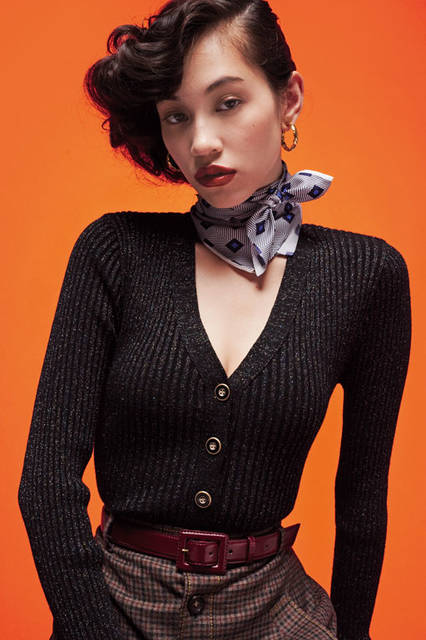 <strong>OPENING CEREMONY</strong><br />Kiko Mizuhara for OPENING CEREMONY 2015 FALL WINTER COLLECTION