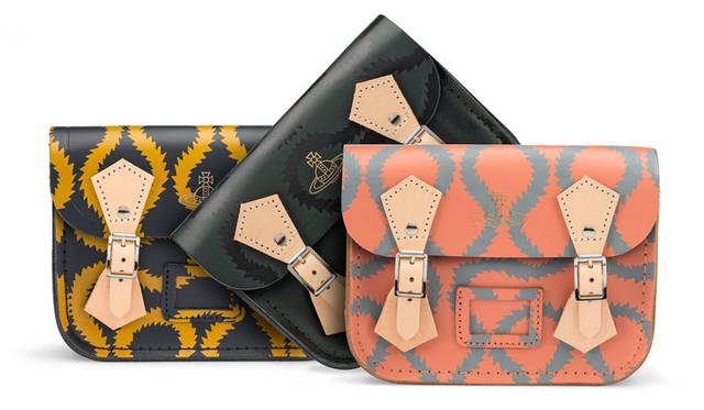<strong>Vivienne Westwood｜ヴィヴィアン・ウエストウッド</strong><br />「Vivienne Westwood×The Cambridge Satchel Company」コラボレーションバッグ　「タイニーサッチェル」 各4万2120円