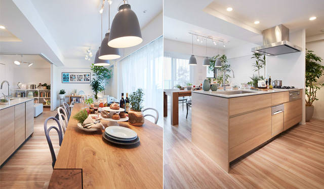 <strong>COSMOS INITIA</strong><br />INITIA Cloud Futako-Tamagawa: This model room is based on plan B2 type (77.19㎡).