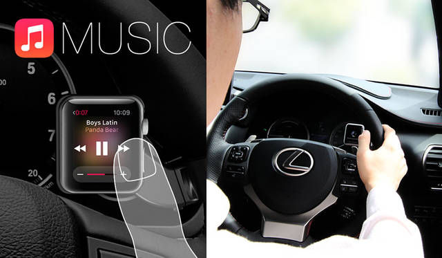 <strong>Beat-Sonic | Beat-Sonic</strong><br />"Oh-Thumb" Steering wheel Apple Watch holder