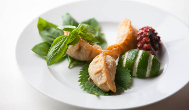 Gyoza "Crispy Fried Pork Basil" by Paradise Yamamoto
