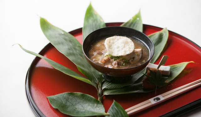 Gyoza "Moon and Softshell Turtle" by Jun Kurogi (Chef of Japanese Restaurant "Kurogi")