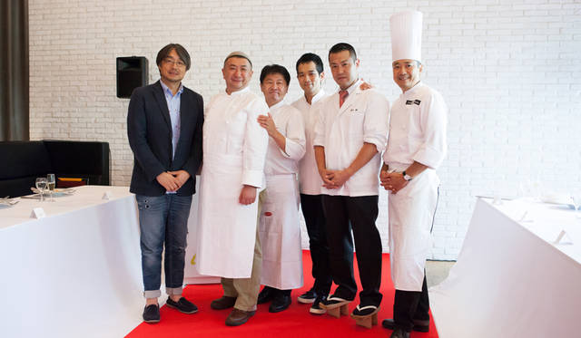 Chefs participating in the event