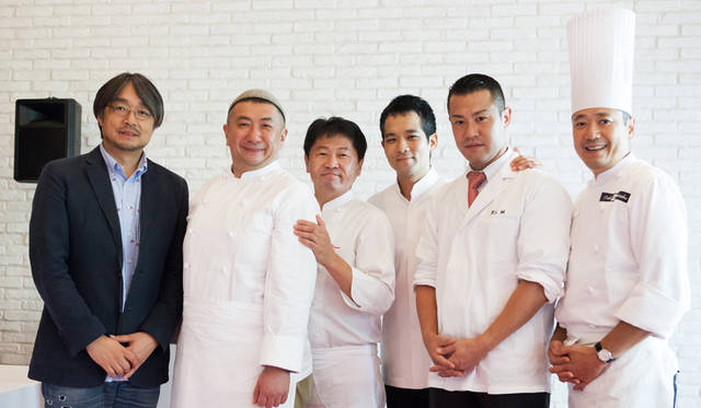 Chefs participating in the event