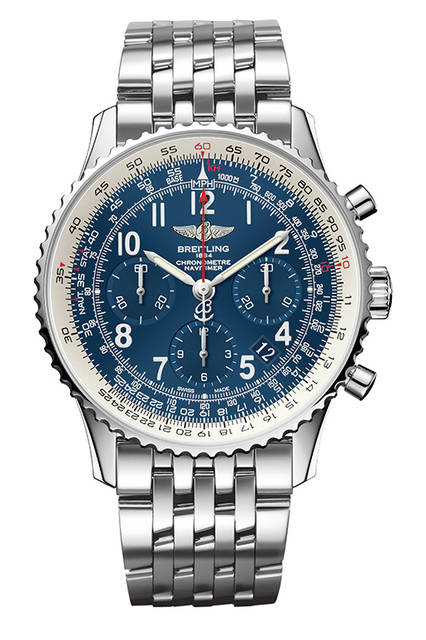 <strong>NAVIIMER 01 LIMITED EDITION</strong><br />Case | Stainless Steel<br />Diameter | 43mm<br />Movement | Self-winding (Cal.01)<br />Functions | Chronograph (12-hour totalizer, 30-minute totalizer), date display, rotating slide rule operated by bidirectional bezel<br />Bracelet | Stainless Steel<br />Water resistance | 3 bar<br />Limited edition | 1000 pieces<br />Price | ¥1,155,600
