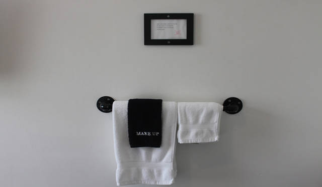 <strong>Yoko Ueno Lewis | Kurashi Note - Part 18 "Dolphin Hotel and the World of the Sheepman"</strong><br />The provided towel reads "ACE IS EVERYTHING YOU NEED AND NOTHING YOU DON’T."