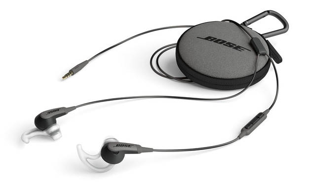 <strong>BOSE | BOSE</strong><br />"Bose® SoundSport in-ear headphones" Audio-only model ¥12,420, Smartphone compatible model / Apple product compatible model, both ¥16,200