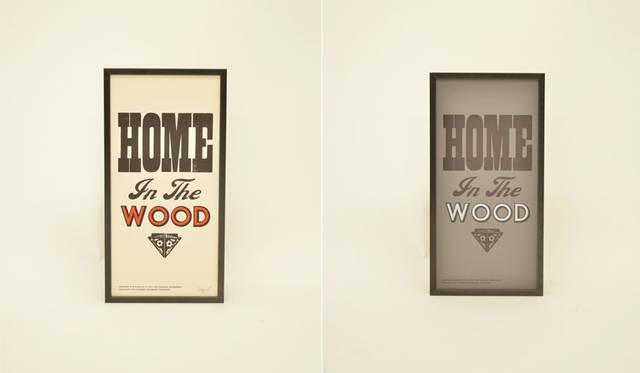 <strong>journal standard Furniture</strong><br />A TWO PIPE PROBLEM LETTERPRESS x journal standard Furniture | "HOME IN THE WOOD" ¥16,740 each