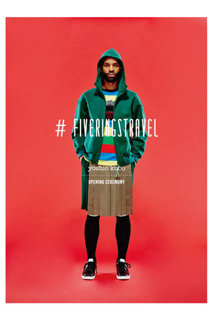 <strong>OPENING CEREMONY</strong><br />"yoshio kubo | OPENING CEREMONY" DEBUT COLLECTION Fall/Winter 2015-16 Sweatshirt ¥31,320, T-shirt ¥17,280, Pleated Pants ¥28,080