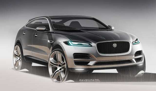 Jaguar F-Pace Design Sketch