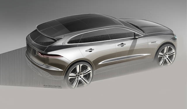 Jaguar F-Pace Design Sketch