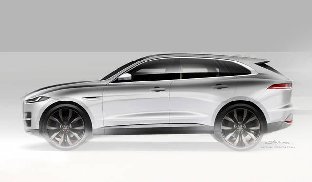 Jaguar F-Pace Design Sketch