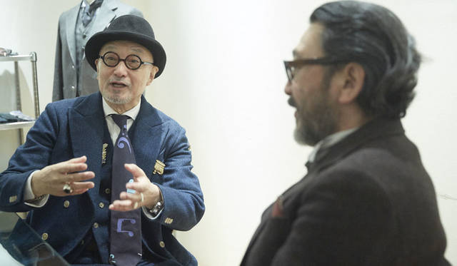 <strong>TAKEO KIKUCHI</strong><br />The conversation took place at Atsushi Okubo's office