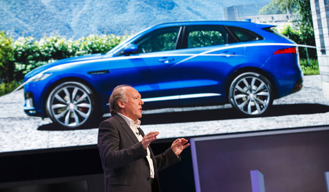 Design Director Ian Callum presents Jaguar's SUV, the F-PACE