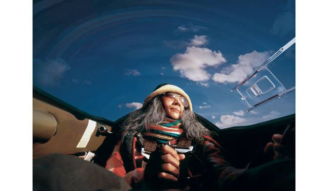 Miwa Yanagi, "My Grandmothers: MINEKO," 2002 / 87.5 x 120 cm / C-print© Loock Galerie / Deutsche Bank Collection