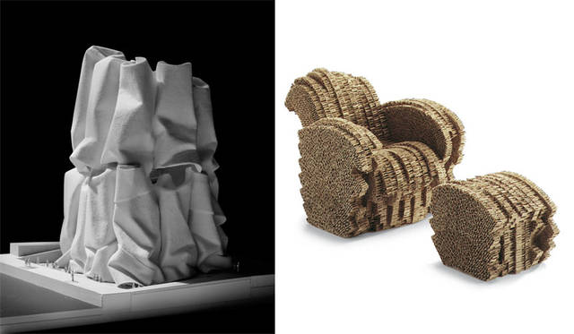 <strong>21_21 DESIGN SIGHT</strong><br />Special Exhibition "Architect Frank Gehry: I Have an Idea" | "Gehry Room" - Little Beaver Chair (1979)