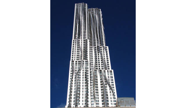Special Exhibition "Architect Frank Gehry: I Have an Idea" | "Realization of Ideas" - Eight Spruce Street (New York, USA, 2011). Image Courtesy of Gehry Partners, LLP