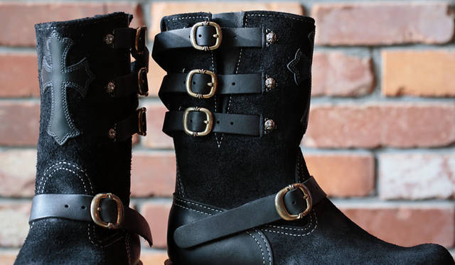 <strong>CHROME HEARTS</strong><br />"CHROME HEARTS x WESCO BOOTS Custom Order Show" Reference order price for boots: ¥779,760 (example shown)