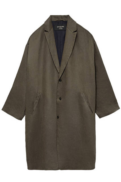 <strong>pas de calais</strong><br />"JAPAN SENSES with NATURE by pas de calais" Isetan Shinjuku Limited Item: Mayosei Water-Repellent Coat ¥84,240
