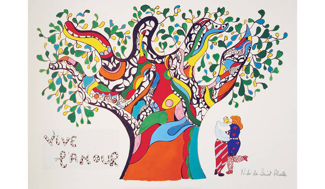 Niki de Saint Phalle, "Long Live Love," 1990<br>Yoko Masuda Collection. © 2015 NCAF, All rights reserved.