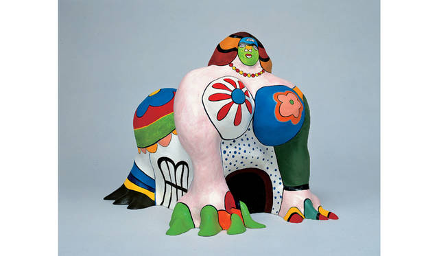 Niki de Saint Phalle, "Sphinx," 1975<br>Yoko Masuda Collection. Photo: Masashi Kuroiwa. © 2015 NCAF, All rights reserved.