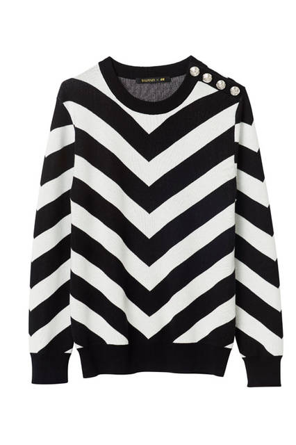 <strong>H&M</strong><br />"BALMAIN × H&M" Menswear Collection Knit ¥6,490