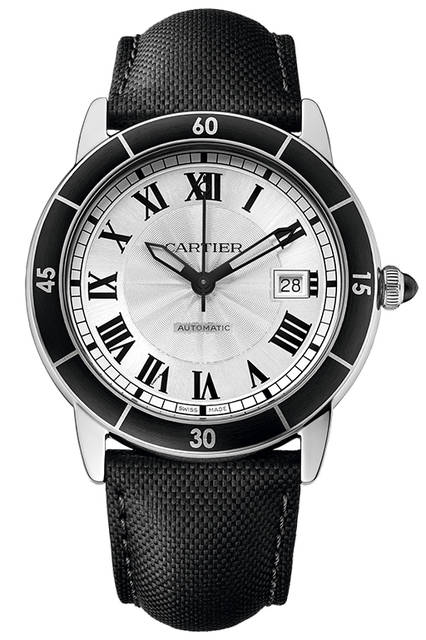 Cartier launched its new watch collection, the Ronde Croisière de Cartier, on November 6th.<br /><br /><strong>Ronde Croisière de Cartier</strong><br />Case: Stainless steel<br />Diameter: 42mm<br />Thickness: 9.7mm<br />Movement: Automatic (in-house Cal. 1847 MC)<br />Water resistance: 100m<br />Strap: Black calfskin with steel double adjustable deployant buckle<br />Price: ¥537,300<br /><br />Photo 2000©Cartier