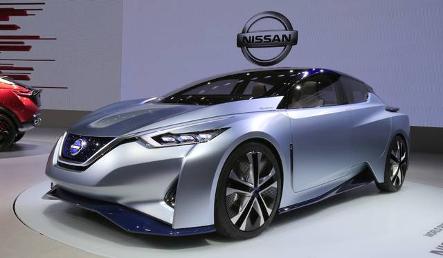 日産が発表した、完全自動運転を目指した電気自動車のコンセプトモデル。自律走行のみならず、歩行者とのコミュニケーションをはかる機能も搭載する
