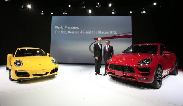 ポルシェは、「911カレラ4 / 4S」と「マカンGTS」の2台をワールドプレミア