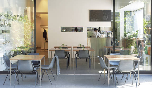 The airy cafe serves British-inspired dishes, a curated selection of wines, and original teas and coffees.