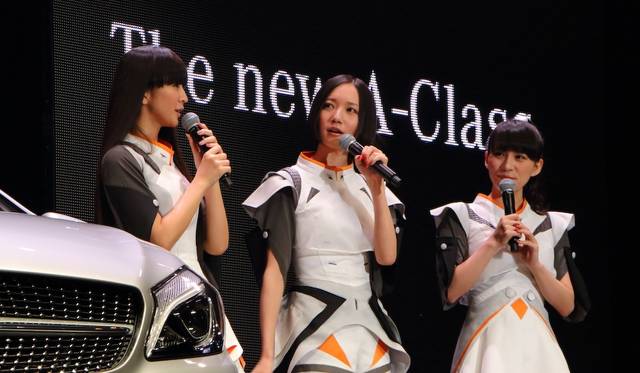 Perfume, collaborating on a campaign for the new A Class