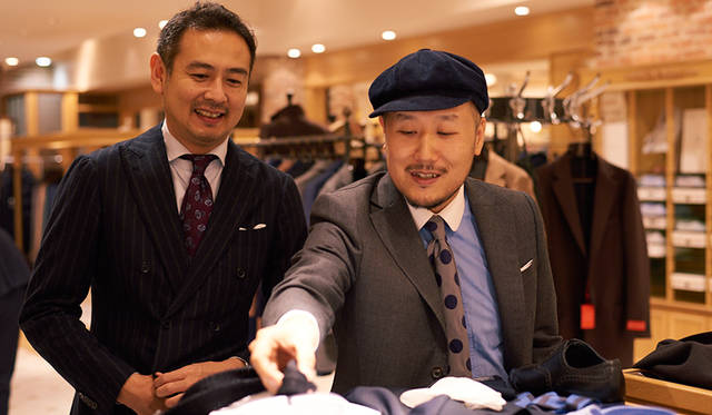(From left) Yo Ohno, Editor-in-Chief, MEN’S EX; Eisuke Yamashita, Fashion Director, MEN’S Precious