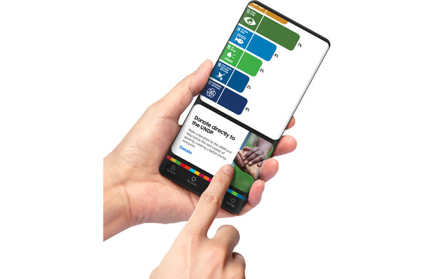 Galaxyのスマートフォン用SDGsアプリ「THE GLOBAL GOALS」