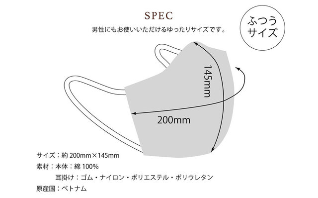 川辺 繰り返し使えるソフトガーゼマスク