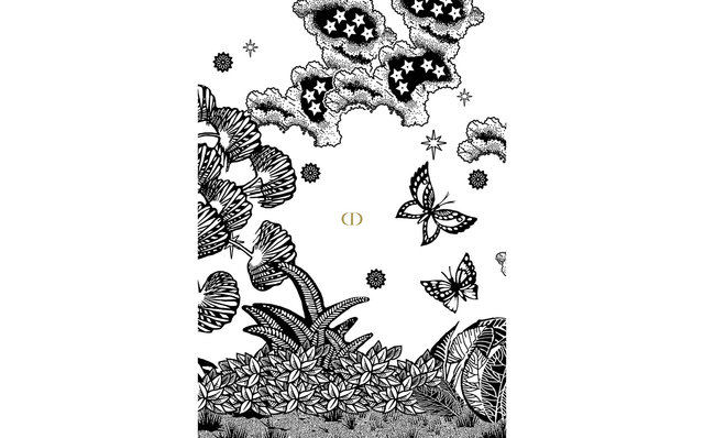 ディオール 塗り絵「A COLORING BOOK」