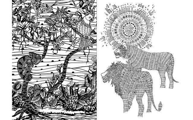 ディオール 塗り絵「A COLORING BOOK」