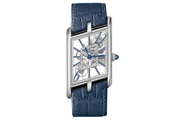 CARTIER カルティエ  タンク アシメトリック スケルトン