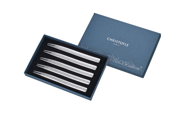 Christofle EAST MEETS WEST SKYLINE Petit Fork 5-Piece Set