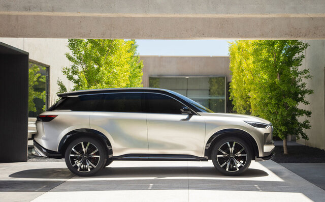 日産、3列シートのSUV「インフィニティQX60モノグラフ」を発表｜NISSAN