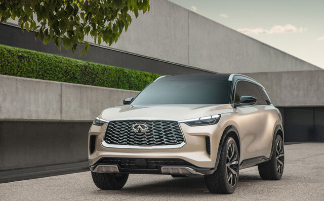 日産、3列シートのSUV「インフィニティQX60モノグラフ」を発表｜NISSAN