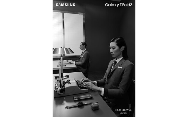 Galaxy とThom Browne のコラボレーション第二弾Galaxy Z Fold2 Thom Browne Editionが日本上陸｜Galaxy×THOM BROWNE